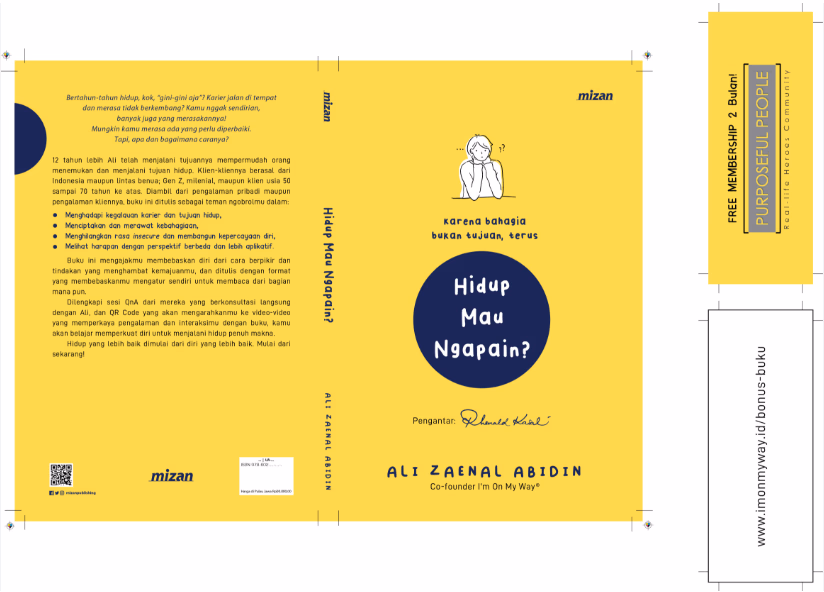 Buku "Hidup Mau Ngapain?" oleh Ali Zaenal Abidin alternate